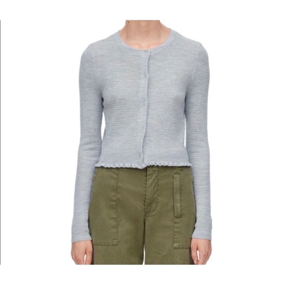 Rebecca Taylor Wool Cropped Sweater Cardigan Size XS
